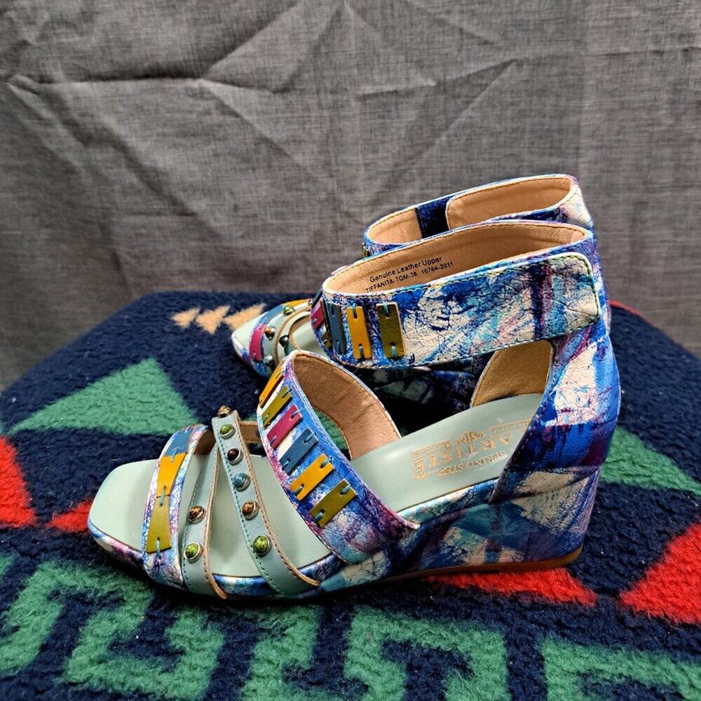 %L'ARTISTE TIFFANITA SANDALS WOMAN Sz  38  USA 8 - BRAND NEW / D14